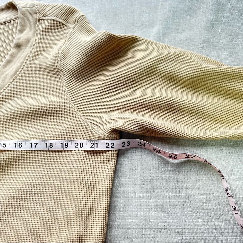 Pact Beige Waffle Knit Sweater - Picture 5 of 6